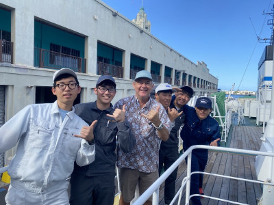 水先案内人（パイロット）と一緒